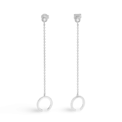 Pendientes - Cuff Plata